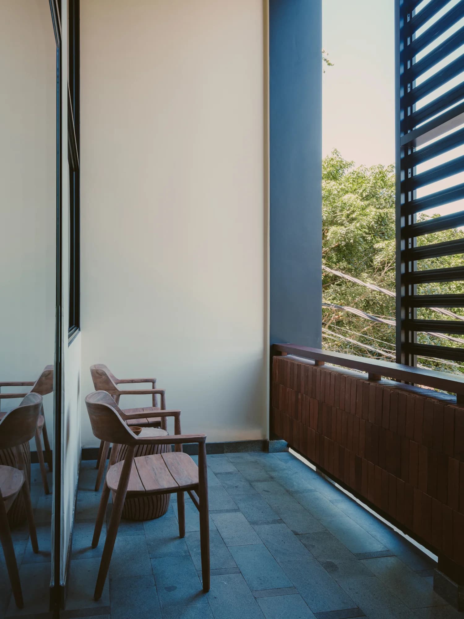 Peaceful apartment balcony and atmosphere at Anandaya Sanur